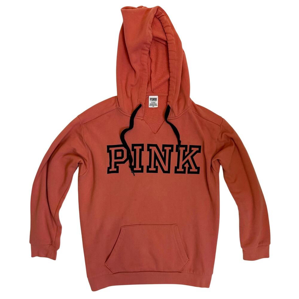 VS PINK Logo Hoodie Sweatshirt Pink M